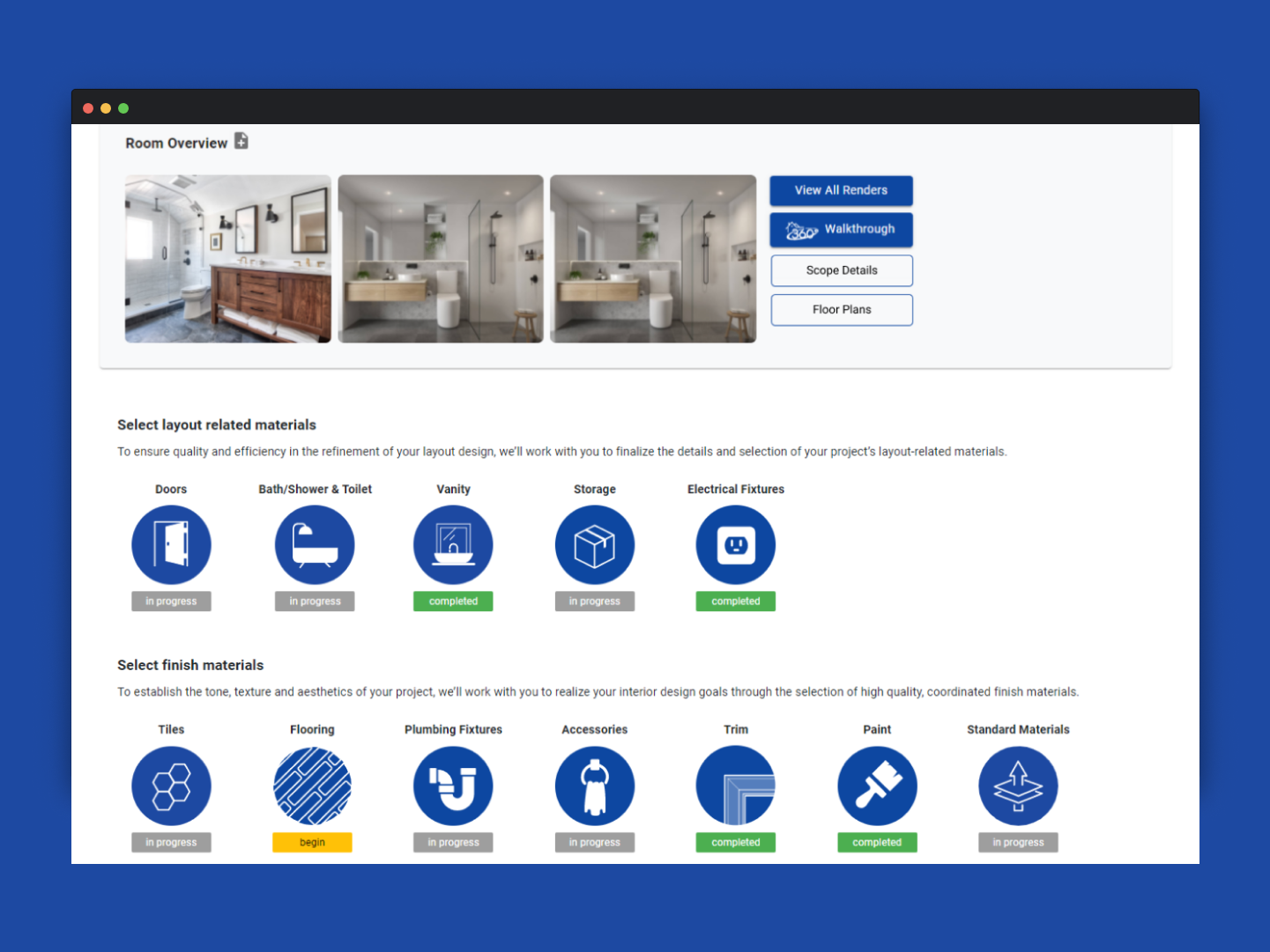 Skylight's Design Refinement Hub UI