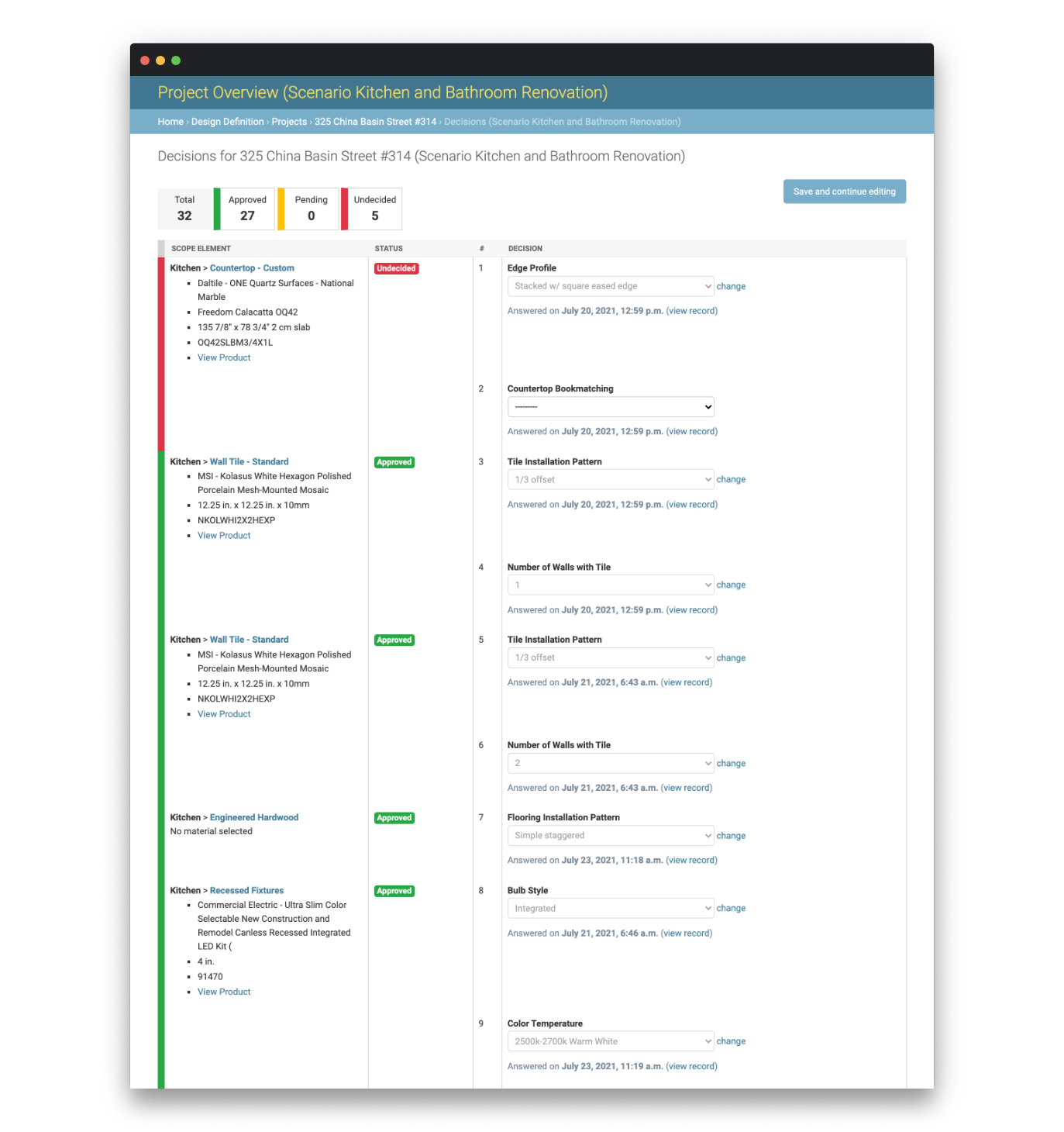 Backend Design Decison tool